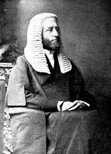 The Right Hon. A. W. Peel, Speaker from 1884 to April 1895, (1895). Creator: Alexander Bassano