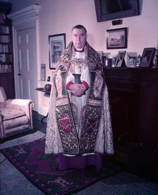 The Right Hon. and Most Rev. John William Charles Wand D.D., Bishop of London, c1953. Creator: Arthur Charles Kirby Ware