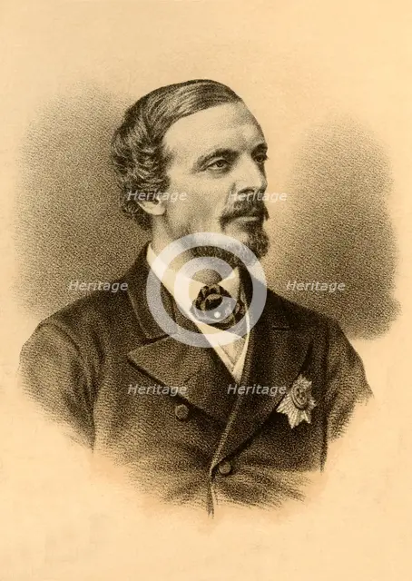 'The Right Hon. Earl Dufferin. K.C.B.', c1850, (c1880). Creator: William Notman & Son.