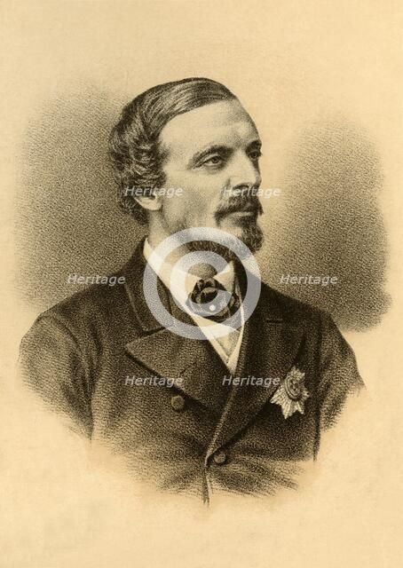 'The Right Hon. Earl Dufferin. K.C.B.', c1850, (c1880). Creator: William Notman & Son.