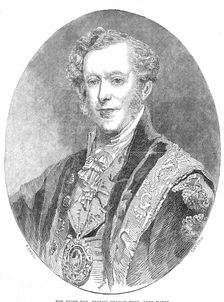 The Right Hon. Francis Graham Moon, Lord Mayor, 1854. Creator: Smyth