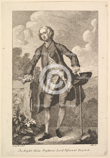 The Right Hon. Gustavus Lord Viscount Boyne &c., 1794 (?). Creator: Unknown.