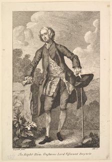 The Right Hon. Gustavus Lord Viscount Boyne &c., 1794 (?). Creator: Unknown