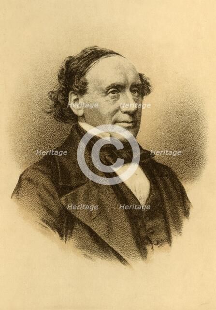 'The Right Hon. James Whiteside, Lord Chief Justice of Ireland', c1850, (c1880). Creator: Mayal.