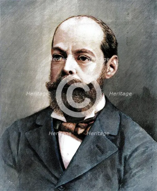 The Right Hon. Lord Randolph Henry Spencer Churchill, P.C., M.P., 1895. Creators: Unknown, P Naumann.
