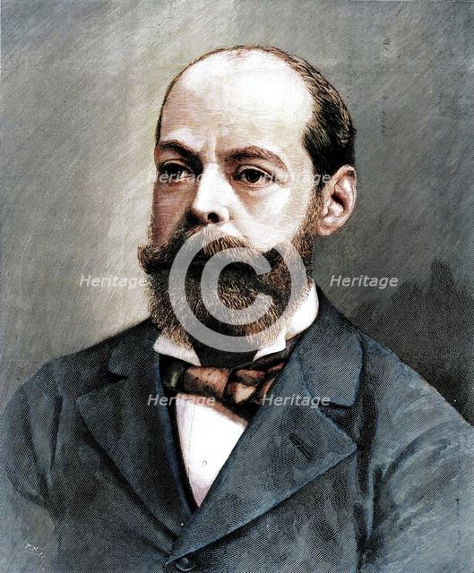 The Right Hon. Lord Randolph Henry Spencer Churchill, P.C., M.P., 1895. Creators: Unknown, P Naumann.