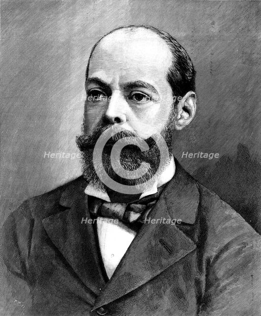 The Right Hon. Lord Randolph Henry Spencer Churchill, P.C., M.P., 1895. Creators: Unknown, P Naumann.
