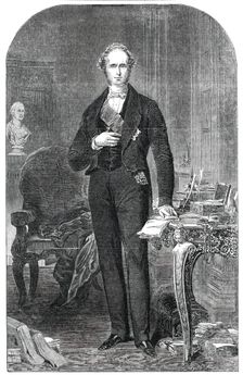 The Right Hon. Lord Viscount Palmerston, G.C.B. - from the picture by John Partridge, 1850. Creator: Unknown