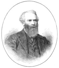 The Right Hon. M. E. Grant Duff, the new Governor of Madras, 1881. Creator: Unknown