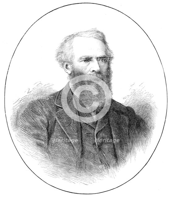 The Right Hon. M. E. Grant Duff, the new Governor of Madras, 1881. Creator: Unknown.