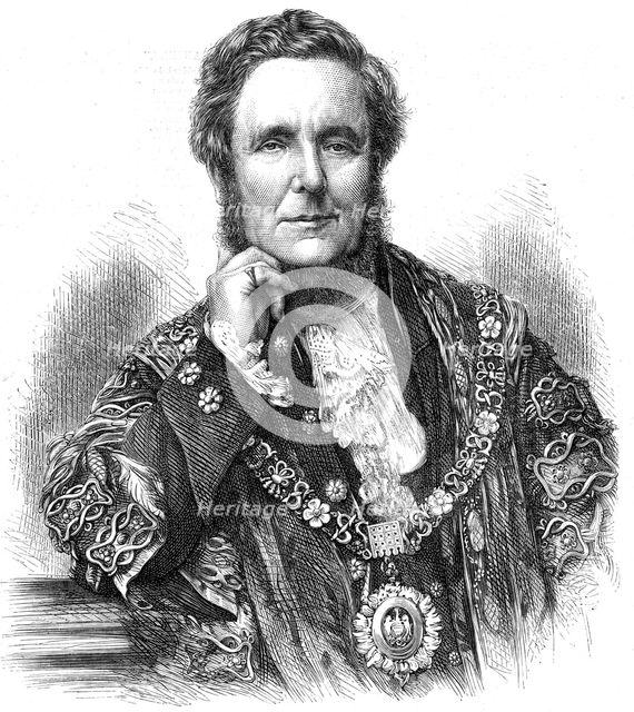 The Right Hon. Sir Sydney Waterlow, Lord Mayor of London, 1872. Creator: Unknown.