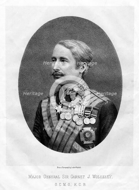 The Right Honourable Garnet Joseph Wolseley, British Field Marshal, 1880. Artist: Unknown