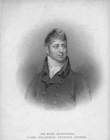 The Right Honourable Lord Granville Leveson Gower 1813. Creator: John Samuel Agar