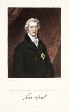 The Right Honourable Robert Banks Jenkinson, Earl of Liverpool, K. G. & C., 1830