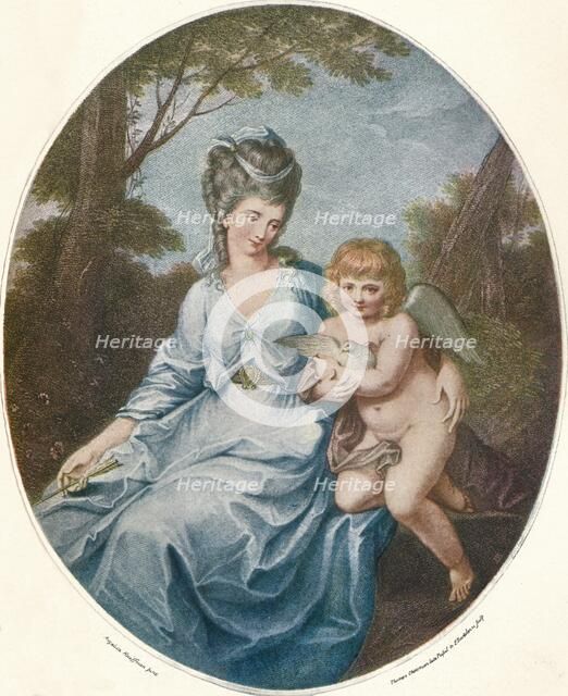 The Right Honourable the Marchioness of Townshend, 1792, (1903). Artist: Thomas Cheesman