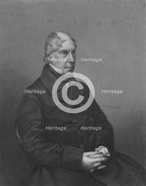 'The Right Honourable The Earl of Aberdeen, K.G.', 1850s. Creator: Daniel John Pound.