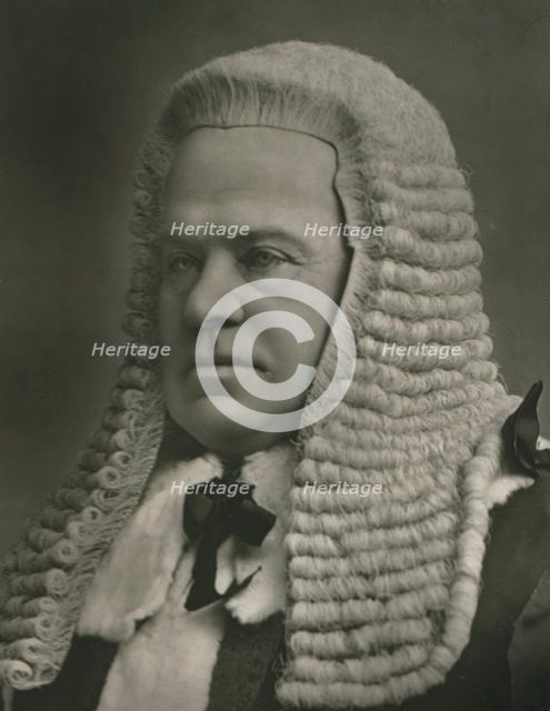 'The Right Honorable The Earl of Halsbury', c1880s, (c1907). Creator: Elliott & Fry.