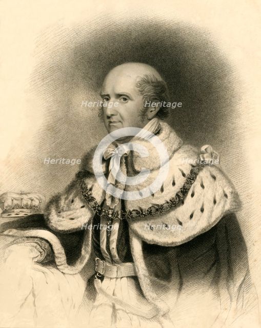 'The Right Honorable Henry Nevill', (1755-1843), 1835. Creator: Edward Scriven.
