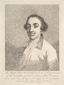 The Right Honorable James Caulfield, Earl of Charlemount of the Kingdom of Irela..., March 19, 1782. Creator: Joseph Haynes