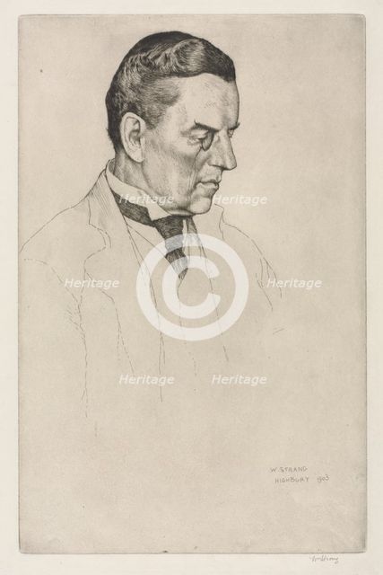 The Right Honorable Joseph Austen Chamberlain, 1903. Creator: William Strang (British, 1859-1921).