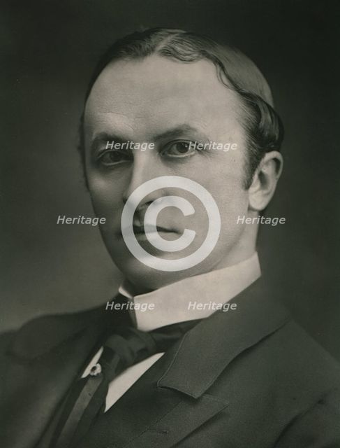 'The Right Honorable Lord Curzon of Kedleston', c1890s.  Creator: Elliott & Fry.