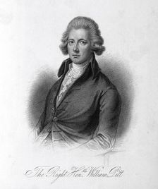 The Right Honble. William Pitt, c1780-c1800, (1834-1837). Creator: Samuel Freeman