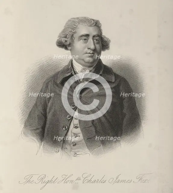 The Right Honble. Charles James Fox, c1780-c1800, (1834-1837). Creator: Samuel Freeman.