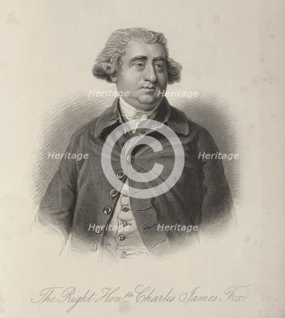 The Right Honble. Charles James Fox, c1780-c1800, (1834-1837). Creator: Samuel Freeman.