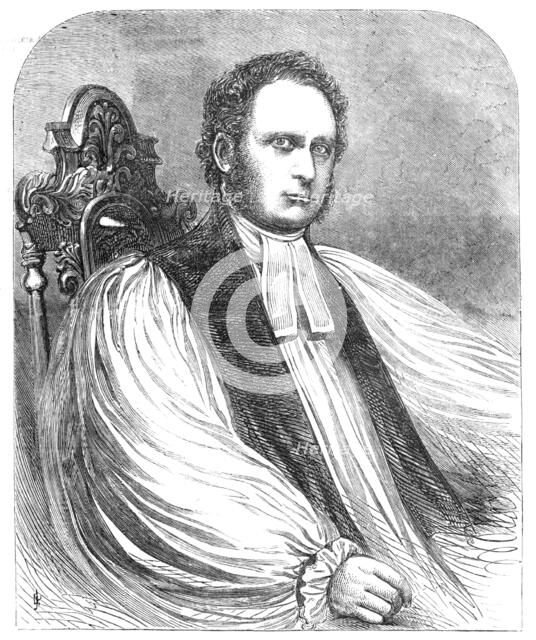 The Right Rev. Dr. Bickersteth, the New Bishop of Ripon - from a photograph by Sharpe..., 1857. Creator: Unknown.