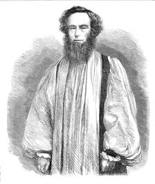 The Right Rev. Dr Bromby, the new Bishop of Tasmania, 1864. Creator: Unknown