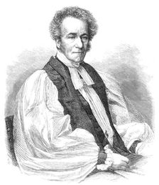 The Right Rev. Dr. Jacobson, the new Bishop of Chester, 1865. Creator: Unknown