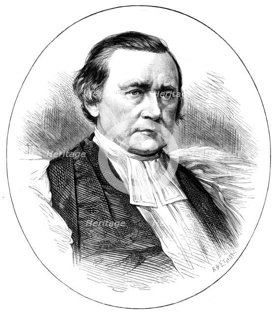 The Right Rev. E. Harold Browne, D.D., the new Bishop of Winchester, 1873. Creator: Unknown.