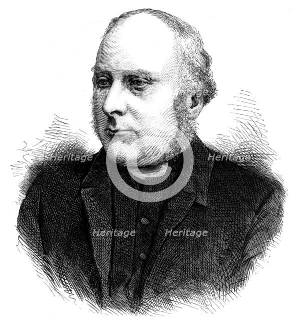 The Right Rev. J. R. Woodford, D.D., the new Bishop of Ely, 1873. Creator: Unknown.