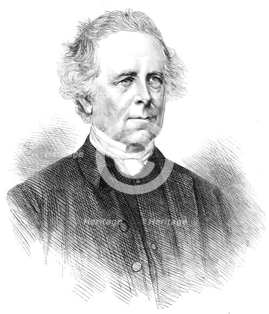 The Right Rev. Joshua Hughes, D.D., Bishop of St. Asaph, 1870. Creator: Unknown.