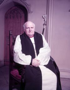 The Right Rev. Michael Ramsey, Archbishop of York, c1956. Creator: Arthur Charles Kirby Ware