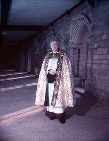 The Right Rev. Michael Ramsey, Bishop of Durham, c1953. Creator: Arthur Charles Kirby Ware