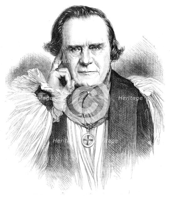 The Right Rev. Samuel Wilberforce, D.D., Bishop of Winchester, 1870. Creator: Unknown.