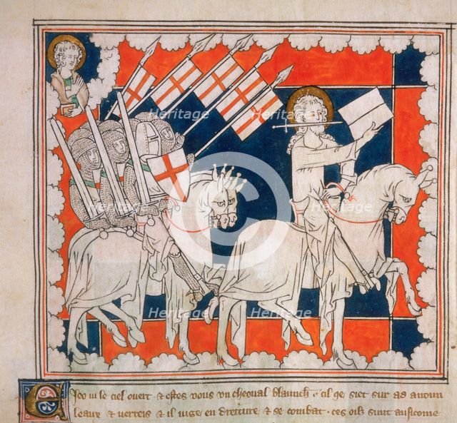 The Rider on the White Horse, c1310-c1325. Creator: Unknown.