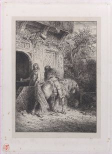 The Rider, ca. 1845. Creator: Charles Emile Jacque