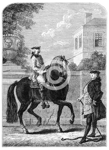 The Riding Lesson, (1885).Artist: Bonnardot