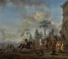 The Riding School, 1650. Creator: Philip Wouverman