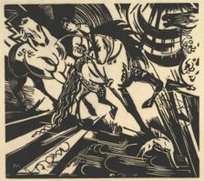 The Riding School, 1913. Creator: Franz Marc