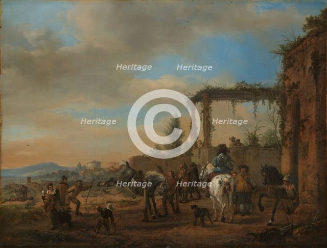 The Riding School, c.1658-c.1660. Creator: Philip Wouverman.
