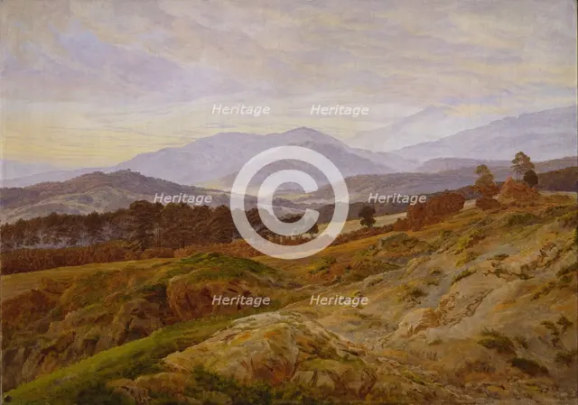 The Riesengebirge. Artist: Friedrich, Caspar David (1774-1840)