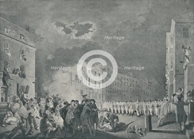 'The Riot in Broad Street, June 7th, 1780', (1920). Artist: James Heath.