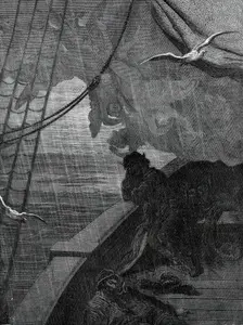 "...The Rime of the Ancient Mariner", illustrated by Gustave Dore, 1876. Creator: Adolphe François Pannemaker