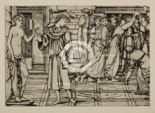 The Ring Given to Venus, 1865. Creator: Sir Edward Coley Burne-Jones.