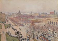 The Ringstrasse in Vienna, 1905. Creator: Carl Müller