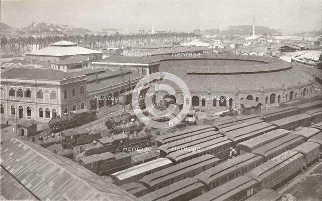 'The Rio de Janeiro Terminus of the Central Railway of Brazil', 1914. Artist: Unknown.