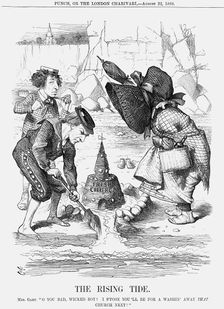 The Rising Tide 1868. Creator: John Tenniel